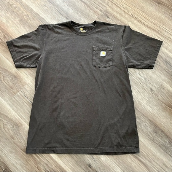 Carhartt Brown T-shirt Men size Large Tall - Picture 1 of 6